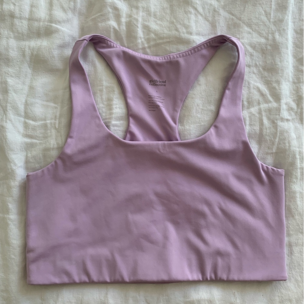 LIMITED EDITION Lilac Girlfriend Collective Paloma Sports Bra